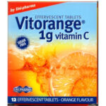 Uni-Pharma Vitorange 1gr 12 αναβράζοντα δισκία Πορτοκάλι