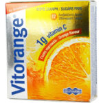 Uni-Pharma Vitorange 1gr 12 αναβράζοντα δισκία Πορτοκάλι - Image 2