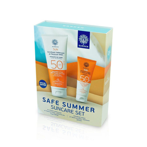 5200309852071-1-2 (1) Garden Promo Safe Summer Suncare Set με Αντηλιακό Γαλάκτωμα για Πρόσωπο και Σώμα SPF50, 150ml & Αντηλιακό Προσώπου SPF50, 50ml - Image 1