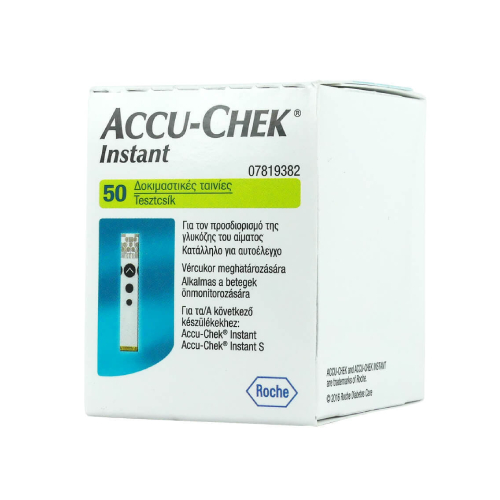 Roche Accu-chek Instant Ταινίες Μέτρησης Σακχάρου 50τμχ